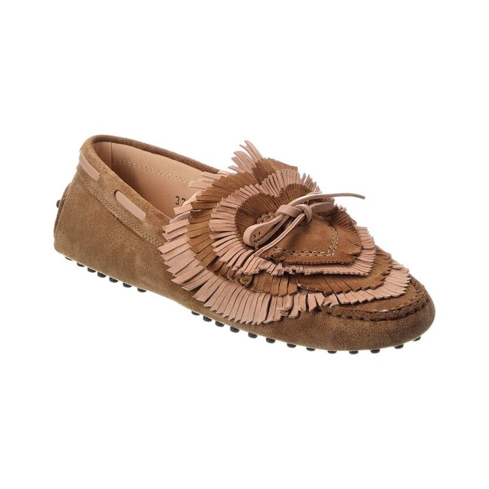 Tod’S Gommini Suede Moccasin, Brown